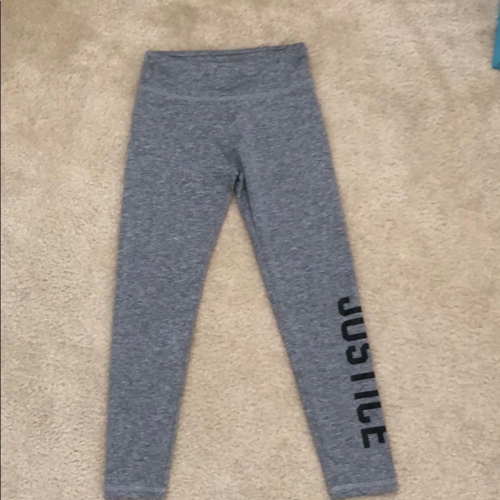 Justice leggings size 10. Excellent condition